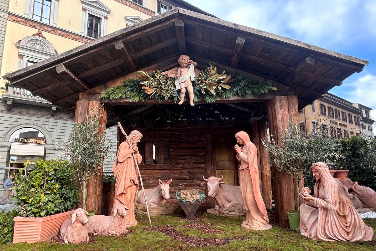 Presepe piazza Duomo Firenze 2025