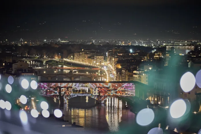 Videomapping PonteVecchio Foto Nicola Neri