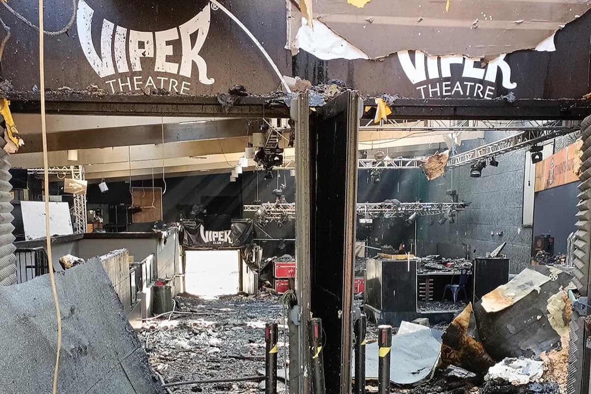 Incendio Viper Theater Firenze