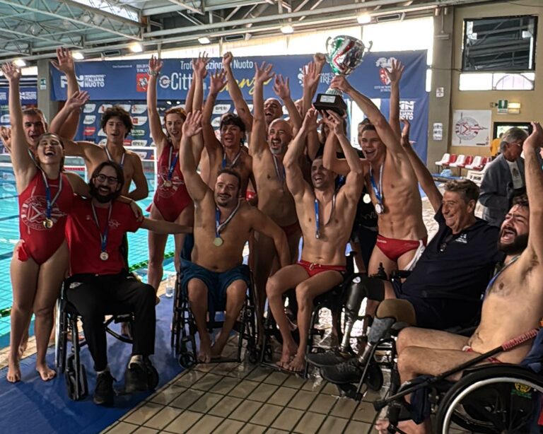 Coppa Italia Gold di pallanuoto paralimpica: la Florentia batte il Lions Club Napoli e fa cinquina