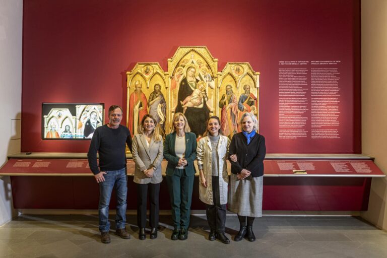 Il trittico di Spinello Aretino torna a splendere alla Galleria dell’Accademia di Firenze