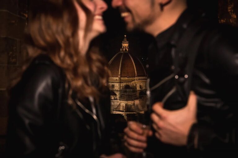 San Valentino/1: brindisi sulla Torre di Arnolfo di Palazzo Vecchio