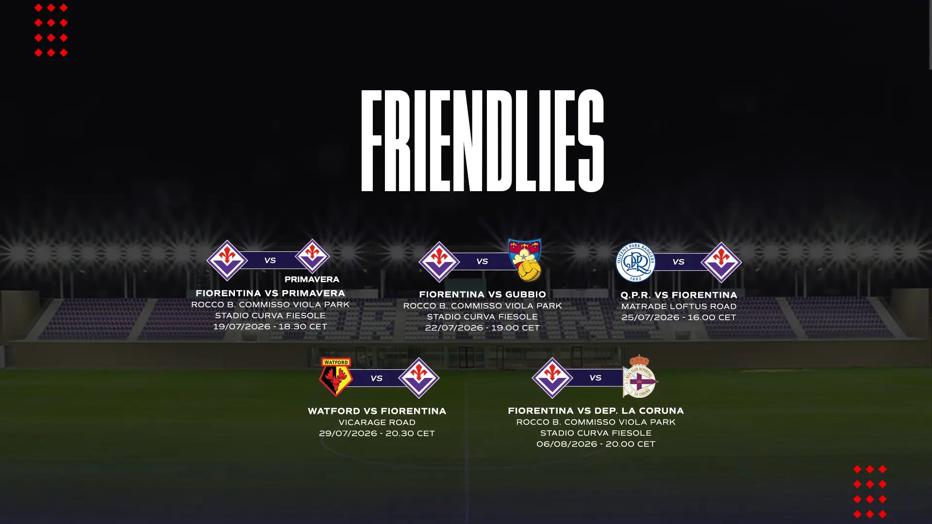 Amichevoli Fiorentina