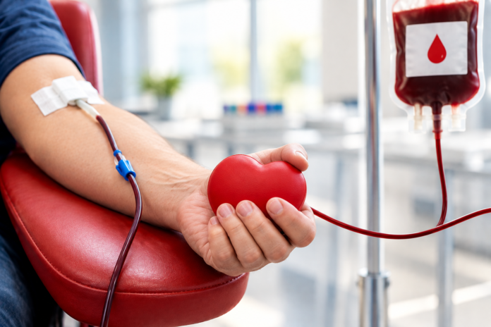La donazione di sangue è un gesto di generosità