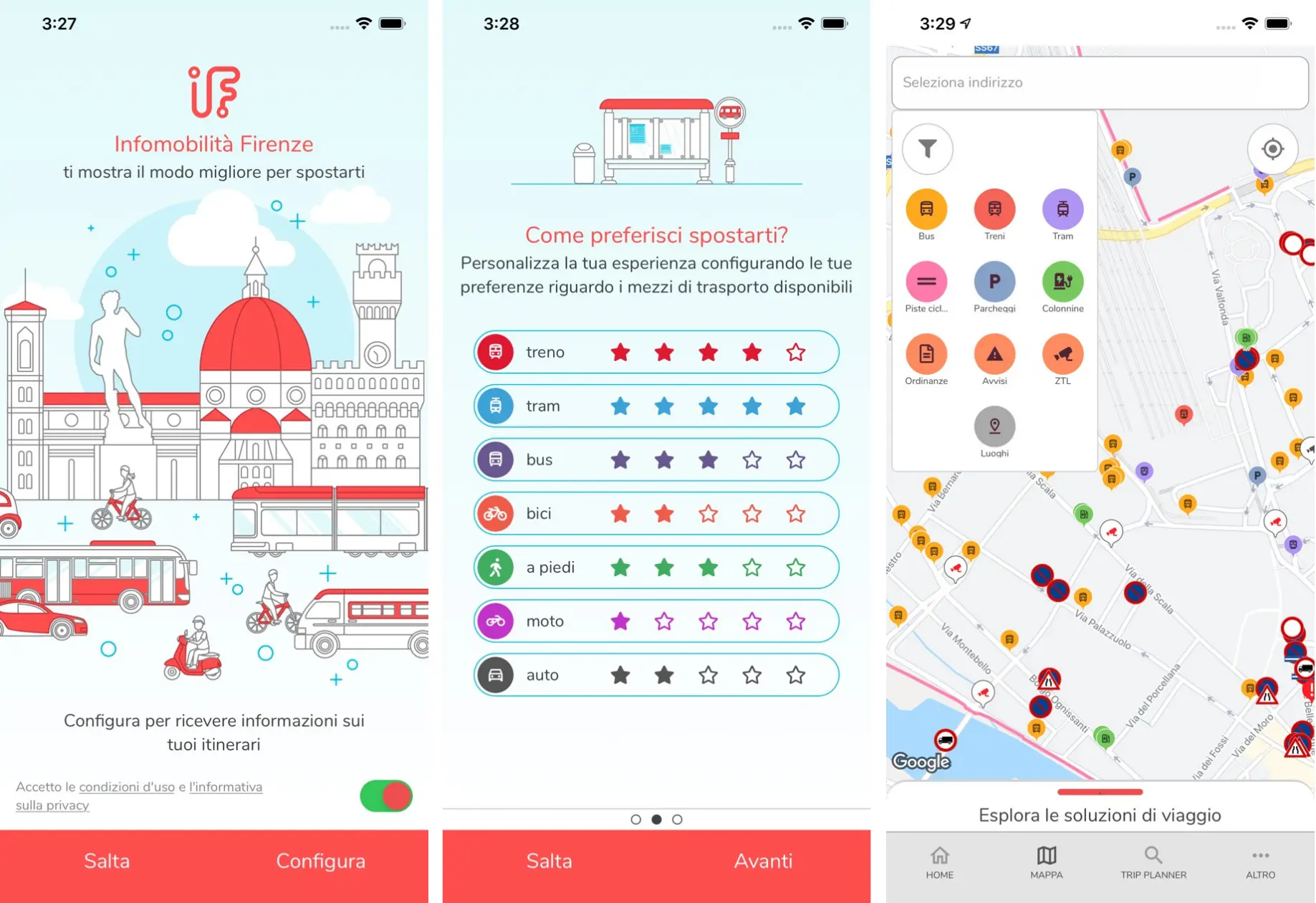 Nuova app IF