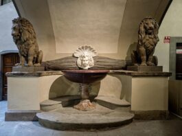 Palazzo vecchio: restauro Fonti dei leoni e cortile della Dogana