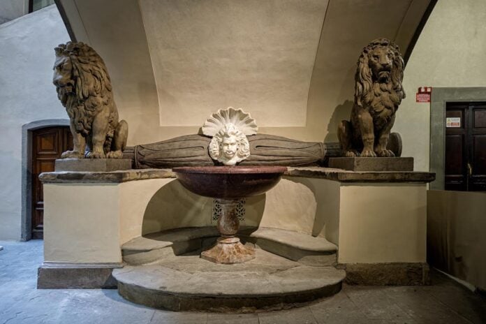 Palazzo vecchio: restauro Fonti dei leoni e cortile della Dogana